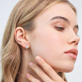 The Stella Huggie Hoop Earrings